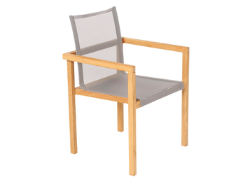 NOAH - Stackable teak garden chair by Traditional Teak - view 2